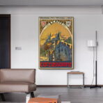 vintage poster carcassonne 1