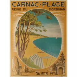 vintage poster carnac 1