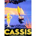 vintage poster cassis 1