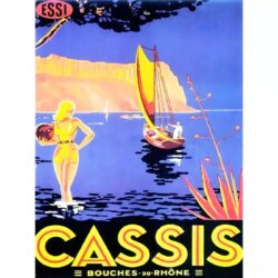 vintage poster cassis 1