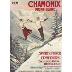 vintage poster chamonix 1