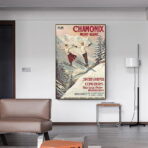 vintage poster chamonix 1