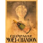 vintage champagner poster