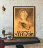 vintage champagner poster