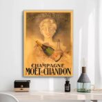 vintage champagner poster