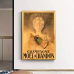 vintage champagner poster