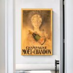 vintage champagner poster