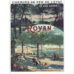 vintage charente maritime poster 1