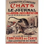 vintage katzen poster