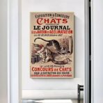 vintage katzen poster