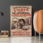 vintage katzen poster