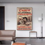 vintage katzen poster