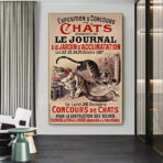 vintage katzen poster