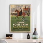 vintage pferde poster