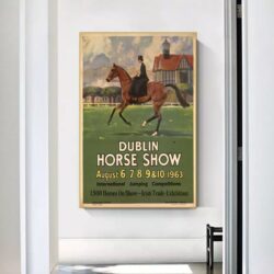 vintage pferde poster
