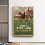 vintage pferde poster