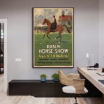 vintage pferde poster