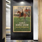 vintage pferde poster