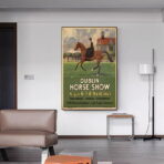 vintage pferde poster