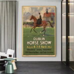 vintage pferde poster
