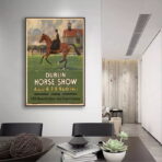 vintage pferde poster