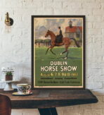 vintage pferde poster
