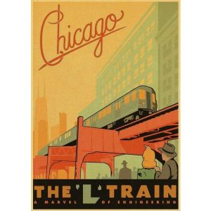 vintage chicago poster 1