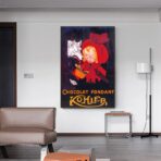 vintage schokoladenposter