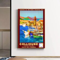 vintage poster collioure 1