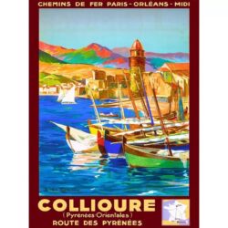 vintage poster collioure 1