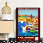 vintage poster collioure 1