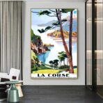 vintage poster korsika