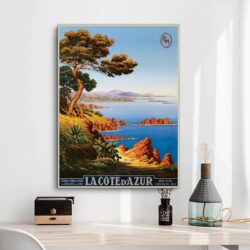 vintage poster cote dazur 1