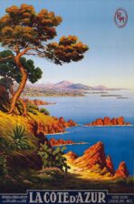 vintage poster cote dazur 1