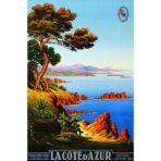 vintage poster cote dazur 1