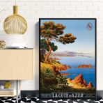 vintage poster cote dazur 1