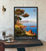 vintage poster cote dazur 1
