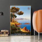 vintage poster cote dazur 1