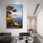 vintage poster cote dazur 1