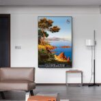 vintage poster cote dazur 1
