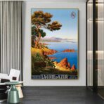 vintage poster cote dazur 1