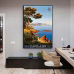 vintage poster cote dazur 1