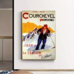 vintage poster courchevel 1