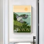 vintage poster crozon 1