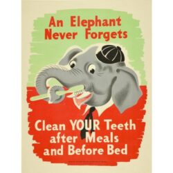 vintage zahnarzt poster