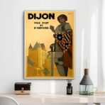 vintage poster dijon 1