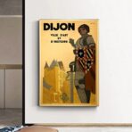 vintage poster dijon 1