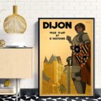 vintage poster dijon 1