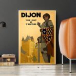 vintage poster dijon 1