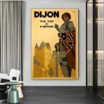 vintage poster dijon 1